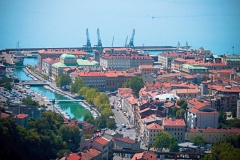 View of Rijeka from Trsat Castle