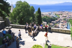 Trsatska gradina i pogled na Rijeku